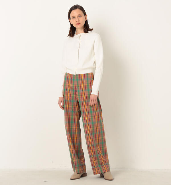 CABaN「コットンカシミヤ クルーネックカーディガン」|カーディガン|