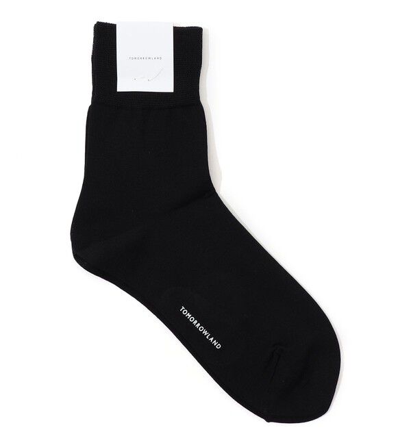 TOMORROWLAND GOODS「TOMORROWLAND コットンソックス」|ソックス|19 ブラック