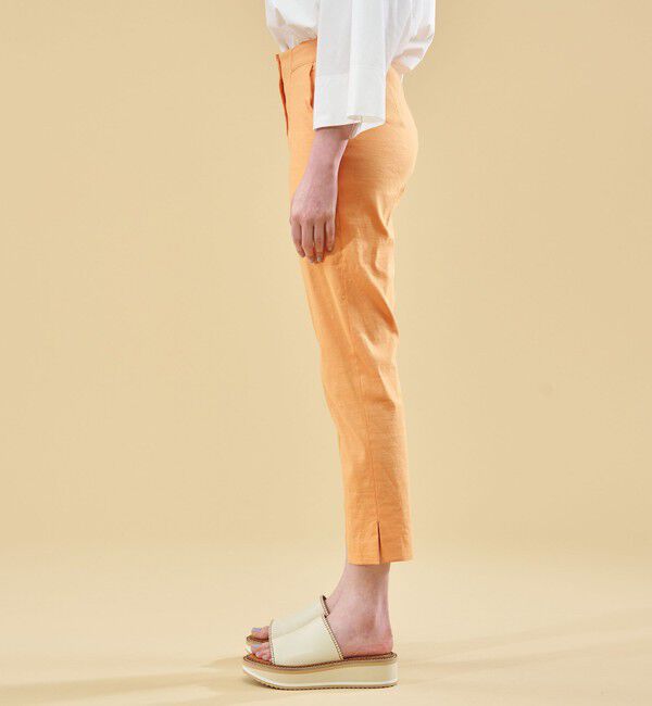 DES PRES「リネンナイロンストレッチ クロップドパンツ」|その他|