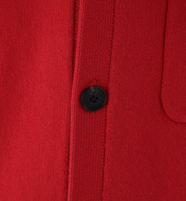 CABaN「CABaN コットンカシミヤ ポケットクルーネックカーディガン」|ニット・セーター|