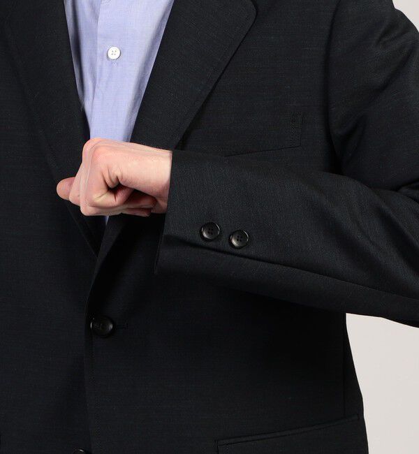 TOMORROWLAND MENS「シェットランドトロピカル シングルブレステッド2Bジャケット」|テーラードジャケット|