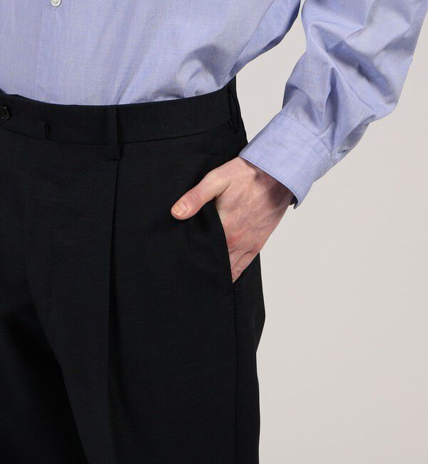 TOMORROWLAND MENS「シェットランドトロピカル ストレートスラックス」|スラックス|