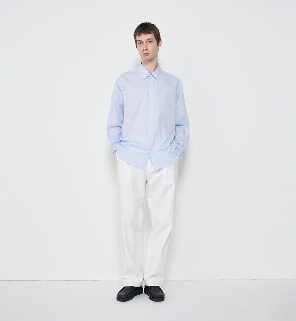 GALERIE VIE「コットンツイル ロングスリーブシャツ」|シャツ・ブラウス|