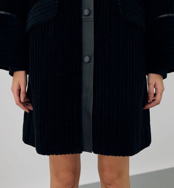 DES PRES「ワイドリッジパイル ステンカラーコート」|ステンカラーコート|