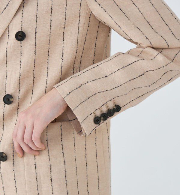 MACPHEE「ダブルカバーリネン ダブルブレストジャケット」|テーラードジャケット|