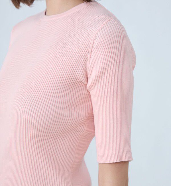 MACPHEE「コットンリブ クルーネックプルオーバー」|ニット・セーター|