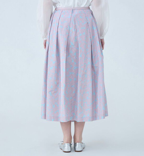 TOMORROWLAND collection「ハートプリント タックスイングスカート」|フレア|