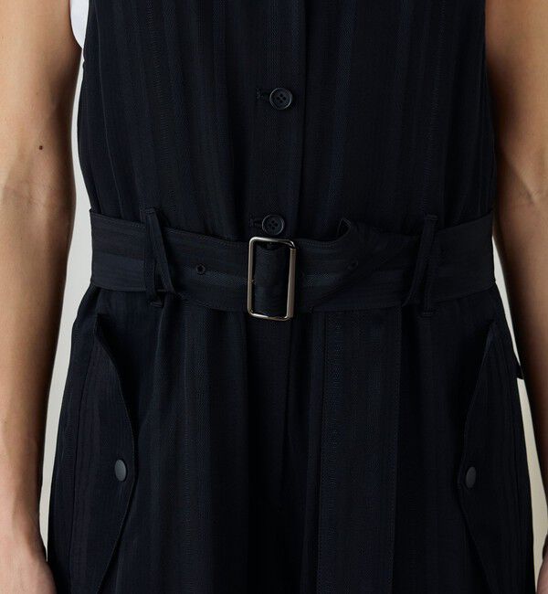 DES PRES「マルチストライプジャカード サロペット」|オールインワン|