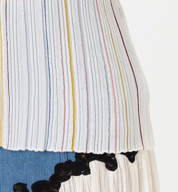 TOMORROWLAND BUYING WEAR「GABRIELA HEARST FITZ SS CREW STRIPES」|ニット・セーター|