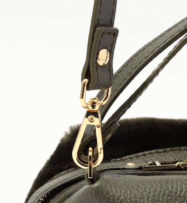 TOMORROWLAND GOODS「RIPANI RONDINE S ムートンコンビ ショルダーバッグ」|ハンドバッグ|