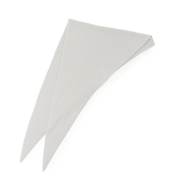 TOMORROWLAND GOODS「ASAUCE MELER カシミヤ シームレストライアングルストール」|ストール|13 ライトグレー