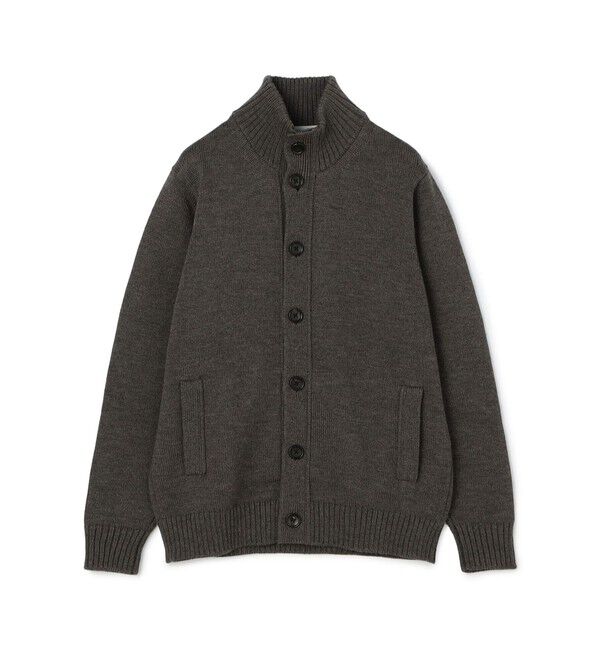 TOMORROWLAND MENS「TOMORROWLAND tricot ウール スタンドカラーニットカーディガン」|カーディガン|17 グレー
