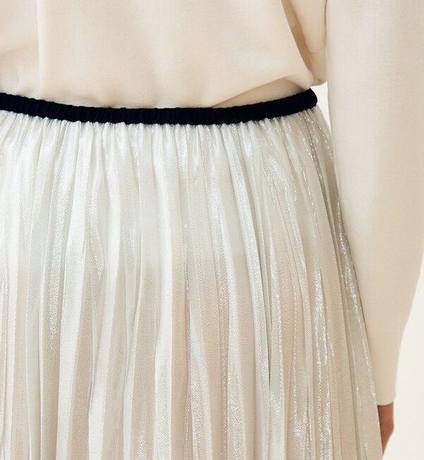 TOMORROWLAND collection「シルバーオーガンジー スイングプリーツスカート」|スカート|