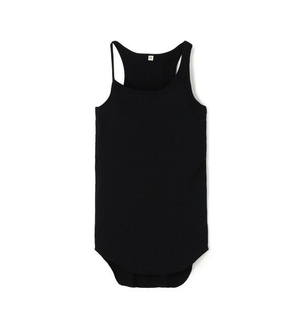 TOMORROWLAND GOODS「HAKUJI  コットン アシンメトリータンクトップ」|タンクトップ|19 ブラック