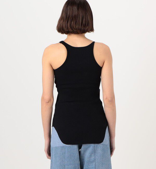 TOMORROWLAND GOODS「HAKUJI  コットン アシンメトリータンクトップ」|タンクトップ|