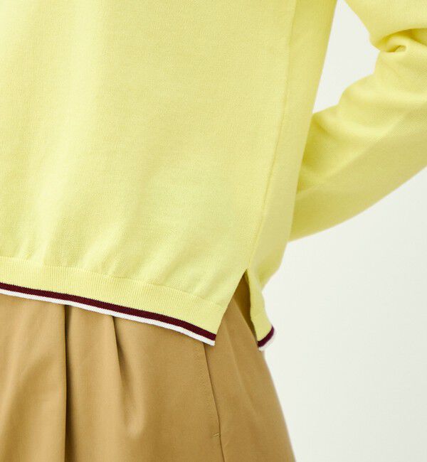 MACPHEE「ドライコットン クルーネックプルオーバー」|ニット・セーター|