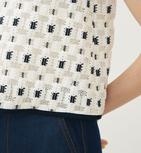 TOMORROWLAND collection「ブロックトリコット フロンタブルトップス」|その他|