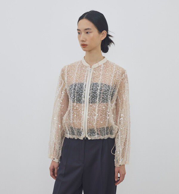 DES PRES「LUMINOUS FOLLIES スパンコールブルゾン」|ブルゾン・スタジャン|