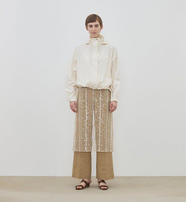 DES PRES「ポリエステルナイロンコットン フーディテックブルゾン」|ブルゾン・スタジャン|