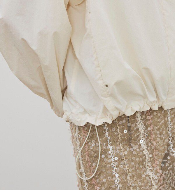 DES PRES「ポリエステルナイロンコットン フーディテックブルゾン」|ブルゾン・スタジャン|