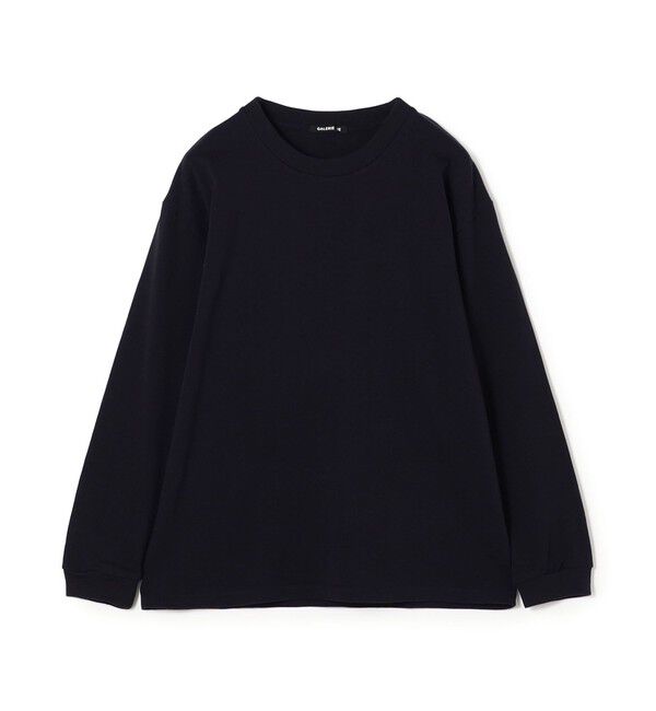 GALERIE VIE「コットン吊り天竺 ロングスリーブプルオーバー」|Tシャツ・カットソー|69 ネイビー