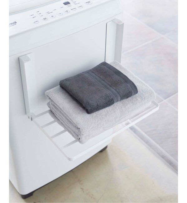 journal standard Furniture「《WEB限定》【tower/タワー】  洗濯機横マグネット折り畳み棚」|トイレタリー・ランドリーグッズ|