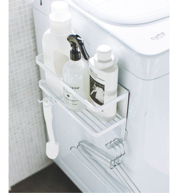 journal standard Furniture「《WEB限定》【tower/タワー】ホースホルダー付き洗濯機横マグネットラック」|その他|