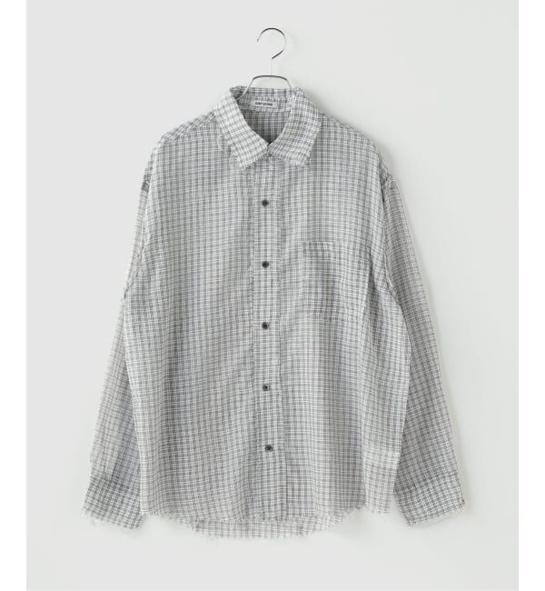 JOINT WORKS「カットオフ シアーシャツ / J Cutoff Sheer Shirt」|シャツ・ブラウス|ナチュラル