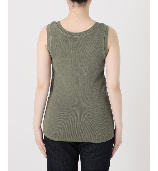 SLOBE IENA「《追加》コットンテレコタンクトップ」|タンクトップ|