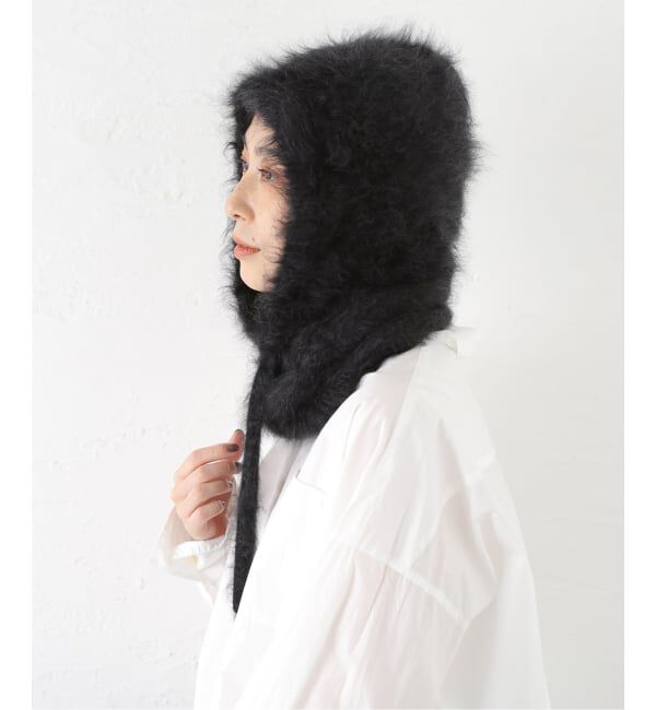 VERMEIL par iena「A SAUCE MELER アソースメレ カシミヤファー フードスヌード」|その他|