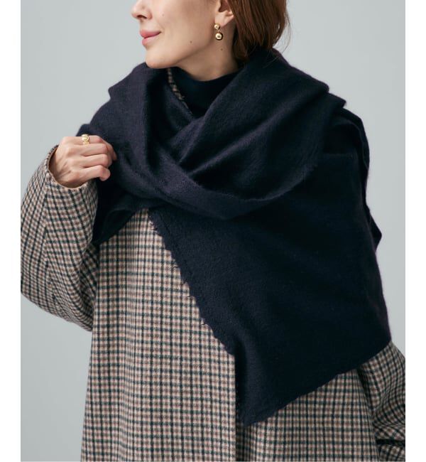 VERMEIL par iena「DELRUBY デルルビー Earth Cloud Handspun 60*190cm」|ストール|