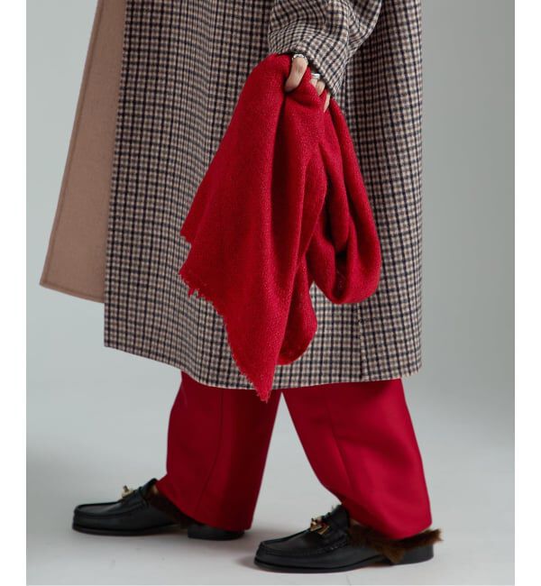 VERMEIL par iena「DELRUBY デルルビー Earth Cloud Handspun 60*190cm」|ストール|