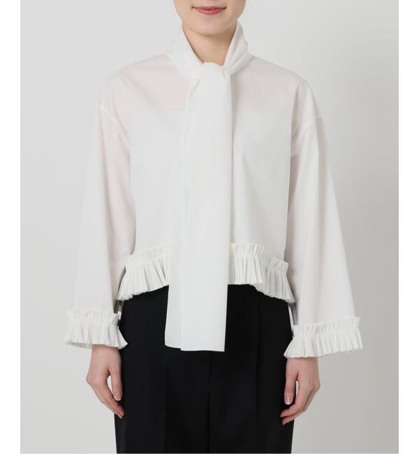 VERMEIL par iena「プリーツボウタイブラウス」|シャツ・ブラウス|