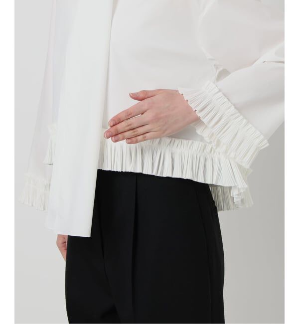 VERMEIL par iena「プリーツボウタイブラウス」|シャツ・ブラウス|