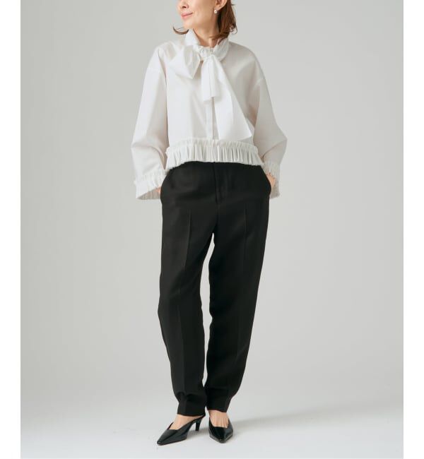 VERMEIL par iena「プリーツボウタイブラウス」|シャツ・ブラウス|