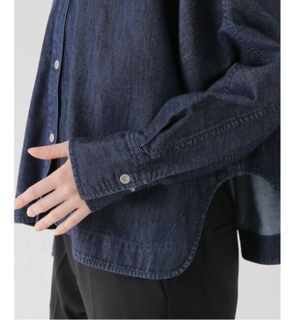 VERMEIL par iena「《追加》デニムフォルムシャツ」|シャツ・ブラウス|