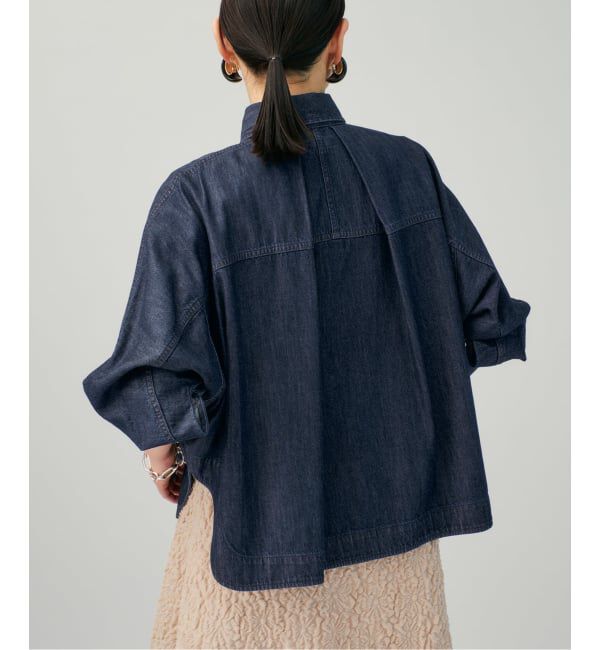 VERMEIL par iena「《追加》デニムフォルムシャツ」|シャツ・ブラウス|