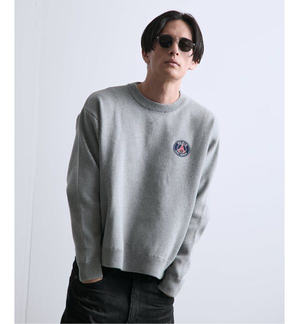 Paris Saint-Germain「【Paris Saint-Germain / パリ・サン＝ジェルマン】 JP Sweat like Knit EMBLEM」|ニット・セーター|
