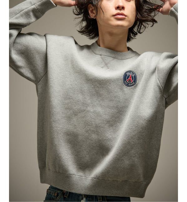Paris Saint-Germain「【Paris Saint-Germain / パリ・サン＝ジェルマン】 JP Sweat like Knit EMBLEM」|ニット・セーター|