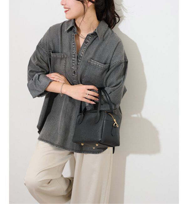 JOURNAL STANDARD relume「《WEB限定追加 / 新色》デニムプルオーバーシャツ」|シャツ・ブラウス|