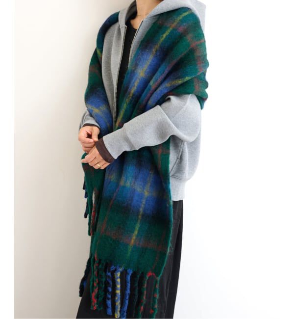 JOURNAL STANDARD relume「【THE BAGMATI/バグマティ】 チェックマフラー」|マフラー|グリーン