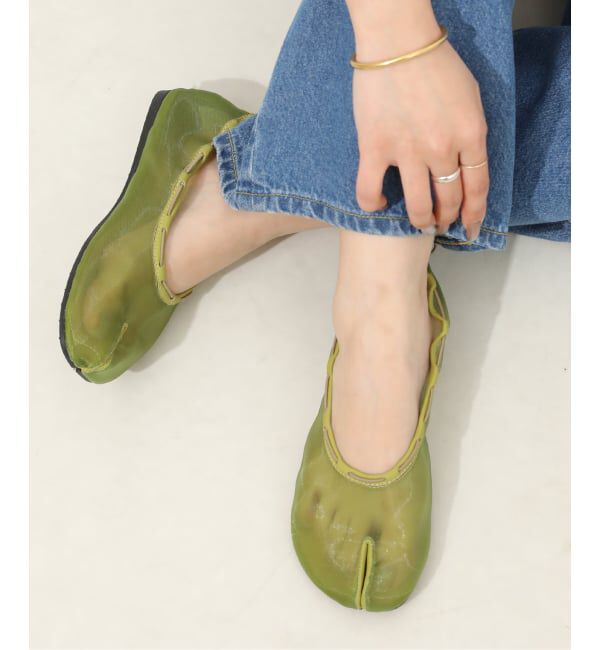 JOURNAL STANDARD relume「《予約》【Paes/ペイズ】 Mesh Air String Flat」|その他|グリーン B