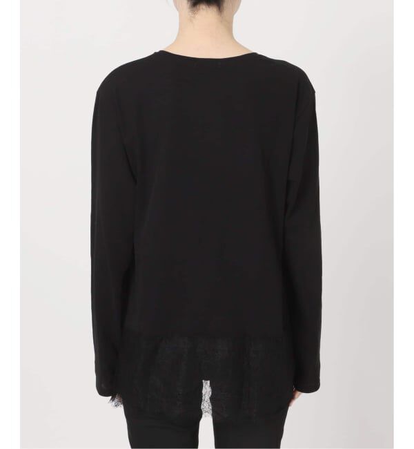 JOURNAL STANDARD「《追加5》レースヘム クルーネックシアーロングT」|Tシャツ・カットソー|
