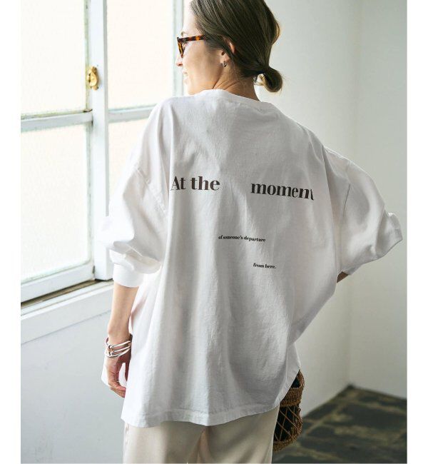 FRAMeWORK「≪追加≫【haru&times;FRAMeWORK】ロゴロンT2」|Tシャツ・カットソー|ホワイト