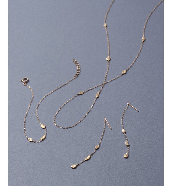 Lilas by Spick&Span「シードモチーフチェーンピアス K10（両耳）」|ピアス|