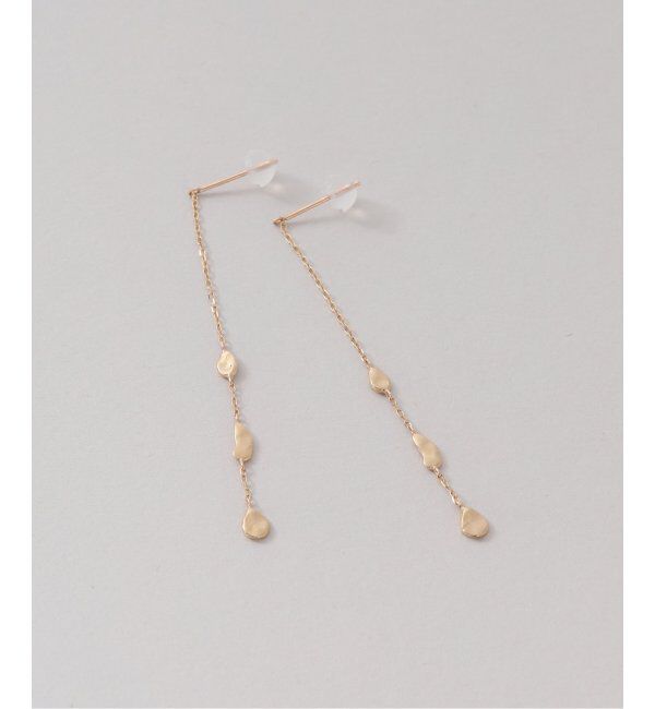 Lilas by Spick&Span「シードモチーフチェーンピアス K10（両耳）」|ピアス|