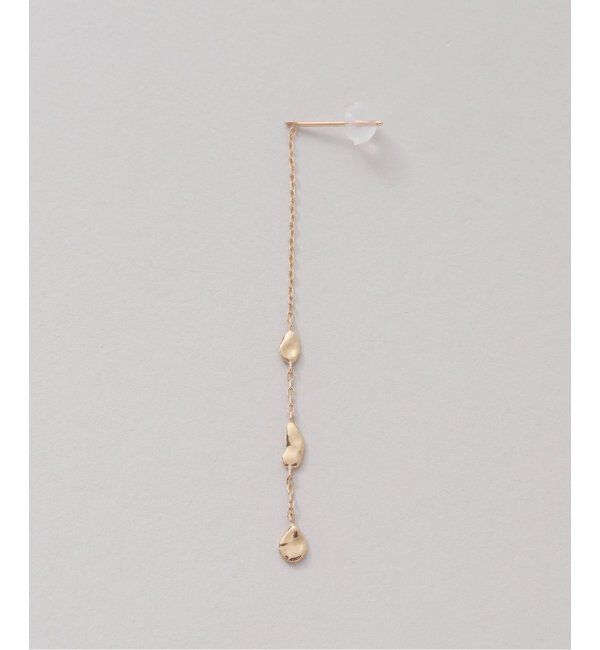 Lilas by Spick&Span「シードモチーフチェーンピアス K10（両耳）」|ピアス|