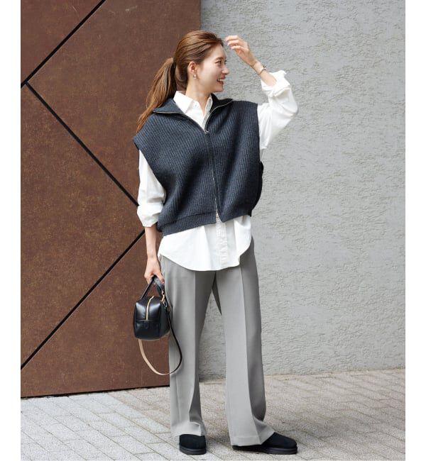 FRAMeWORK「≪追加≫セミフレアパンツ」|スラックス|