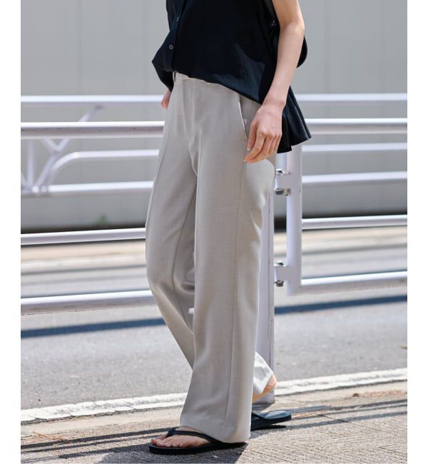 FRAMeWORK「≪追加≫セミフレアパンツ」|スラックス|