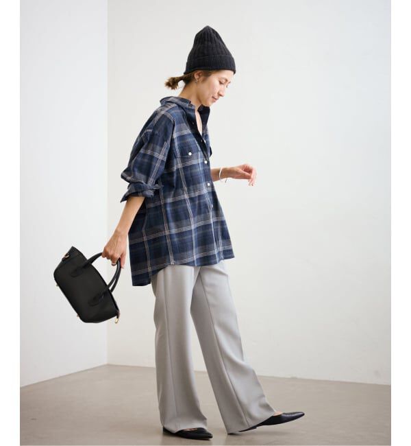 FRAMeWORK「≪追加≫セミフレアパンツ」|スラックス|